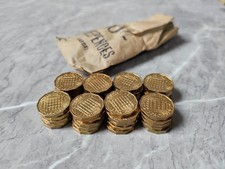 40 x 1967 Threepence 3 Pence Elizabeth II Uncirculated Coin with Paper Coin Bag