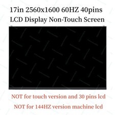 LP170WQ1 SPA1 LED LCD Screen 17" QHD 2560x1600 60Hz 40 Pins Narrow Connector