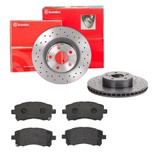 BREMBO BREMSSCHEIBEN Ø276MM + BREMSBELÄGE VORNE FÜR SUBARU IMPREZA FORESTER 