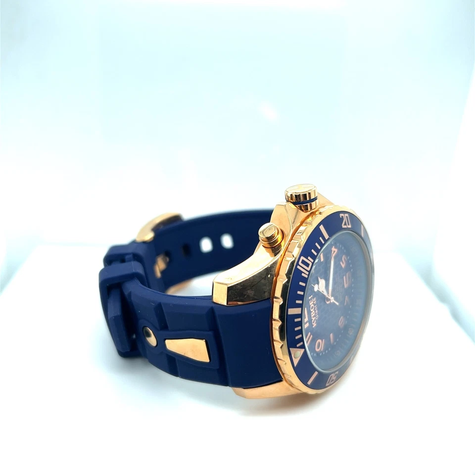 KYBOE! Reloj de cuarzo Giant Mariner 48 mm azul oscuro 10 ATM resistencia al agua RG48-002 Foto 4 de 4