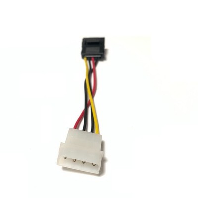 SATA Kabel IDE Molex Adapter 4 Pin 15 cm Stromkabel gerade