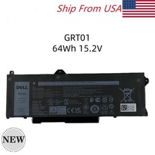 4-CELL New OEM 64WH GRT01 R05P0 Battery For Dell Precision 3581 3470 3571 3561