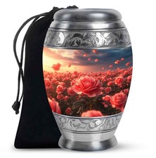 Rose Cremated Urns 6Inch for Human Adult Ashes Memorial Gift for Mom
