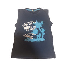 Jungen Tank-Top-Shirt-Alive-Sommer Blau Gr.14...