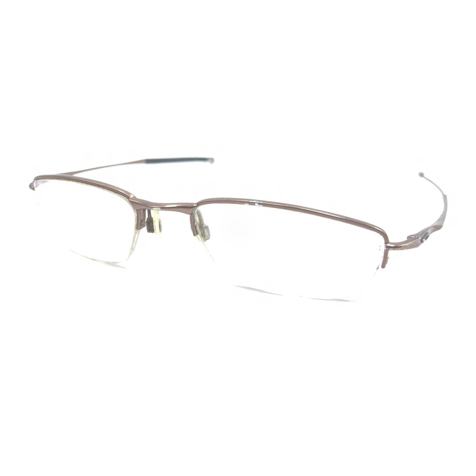 Oakley Jackknife 4.0 Polished Brown Metal Half Rim Eyeglasses Frames 51 ...