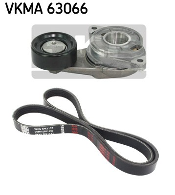 SKF VKMA 63066 Keilrippenriemensatz für HONDA