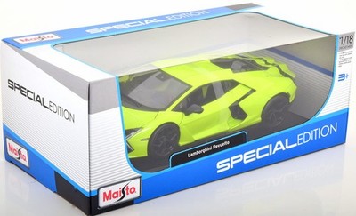 MAISTO 1/18 Lamborghini Revuelto Diecast Model Car Light Green Opening Parts New