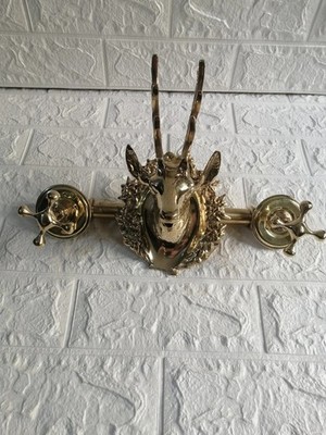 100% brass kitchen water faucet - the deer head faucet for bathroom