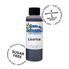 LICORICE MIX SNOW CONE/SHAVED ICE FLAVOR CONCENTRATE MAKES 1 GALLON