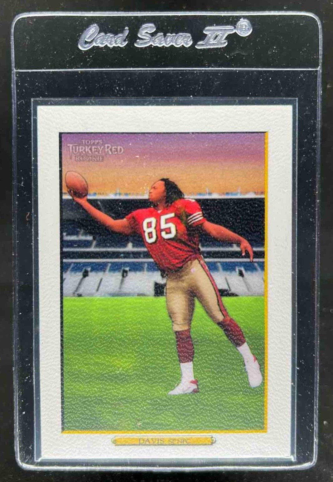 Vernon Davis Topps Turkey Red #184 White