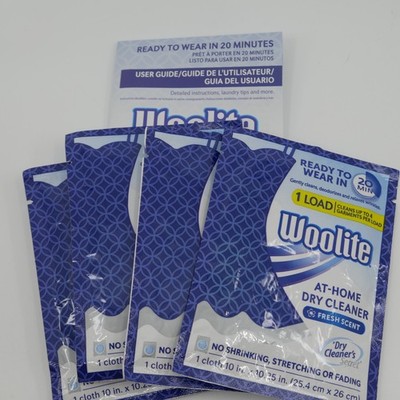 Woolite At Home Dry Cleaning 4 Loads Fresh Scent Discontinued Kit Dry Cleaner