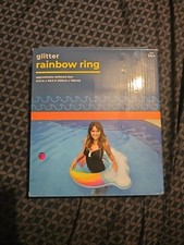Glitter Rainbow Pool Ring