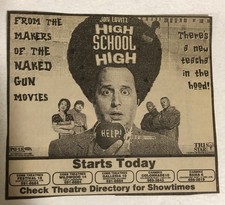 High School High Movie Vintage Print Ad Jon Lovitz Mia Peeples TPA9