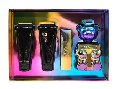 Moschino Toy 2 Pearl 4pc Women Perfume Gift Set 3.4oz EDP Spray