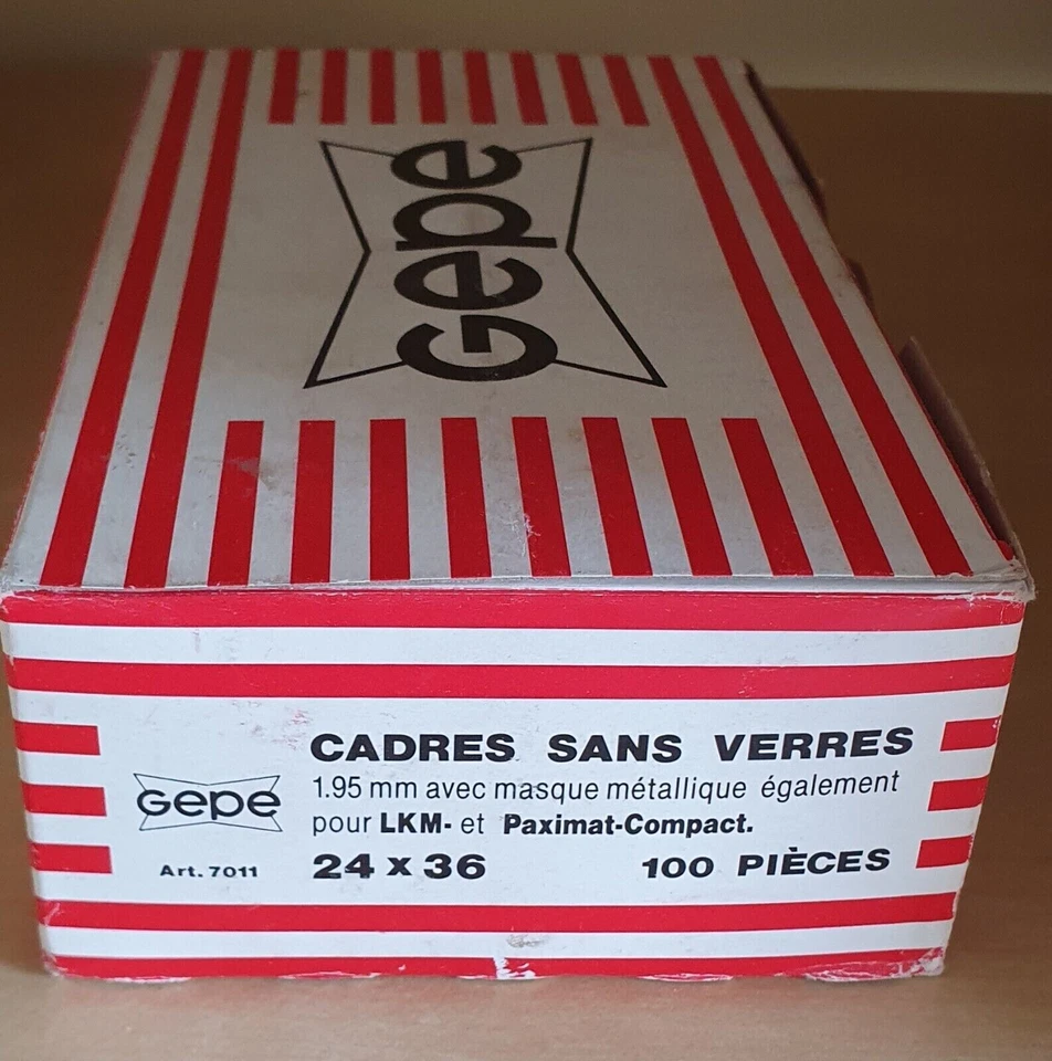 Slide mount GLASSLESS Frames GEPE 2x2" 24x36mm 35mm 7001 7011 100 pieces LKM .D5 - Image 4 of 4