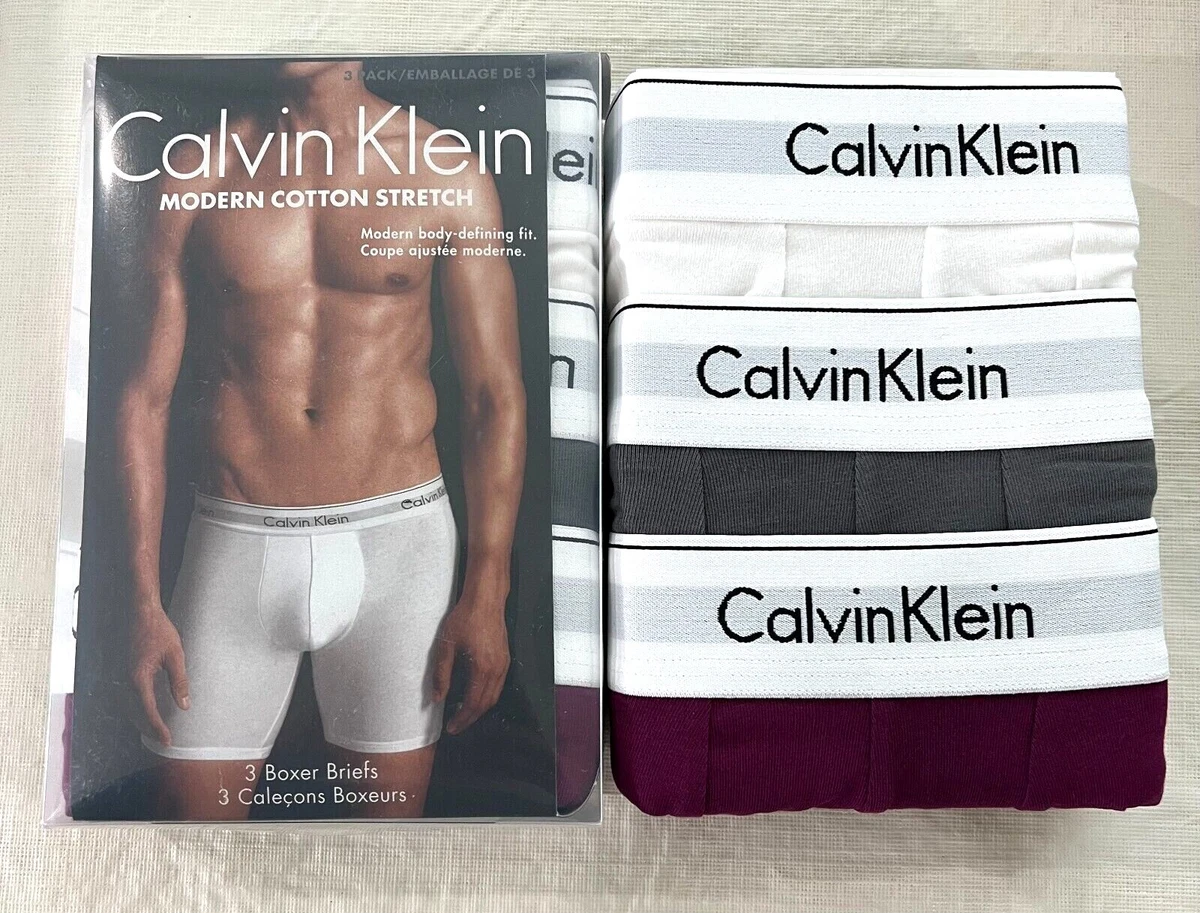 Calvin Klein Mens 365 2 Pack Trunks Boxer Underwear Elasticated Waist