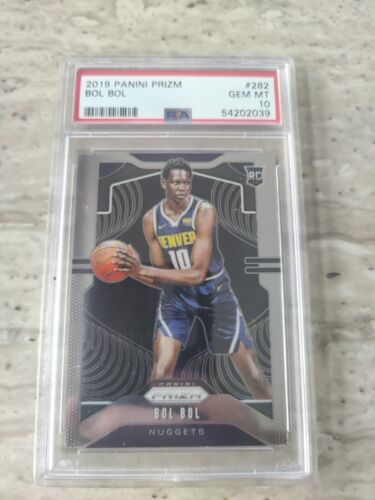2019 Panini Prizm Basketball Bol Bol Rookie Card #282 Graded PSA 10 - Picture 1 of 2