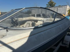 2000 Bayliner Capri 2050 LS Left Side Curved Windshield Glass Piece with Door