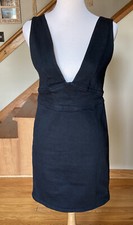 MP/D Mink Pink Denim Black Bodycon Dress. Medium. EUC!