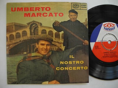 UMBERTO MARCATO Il Nostro Concerto /Never On Sunday + 2 EP 45 7'' 1960 Sweden VG+