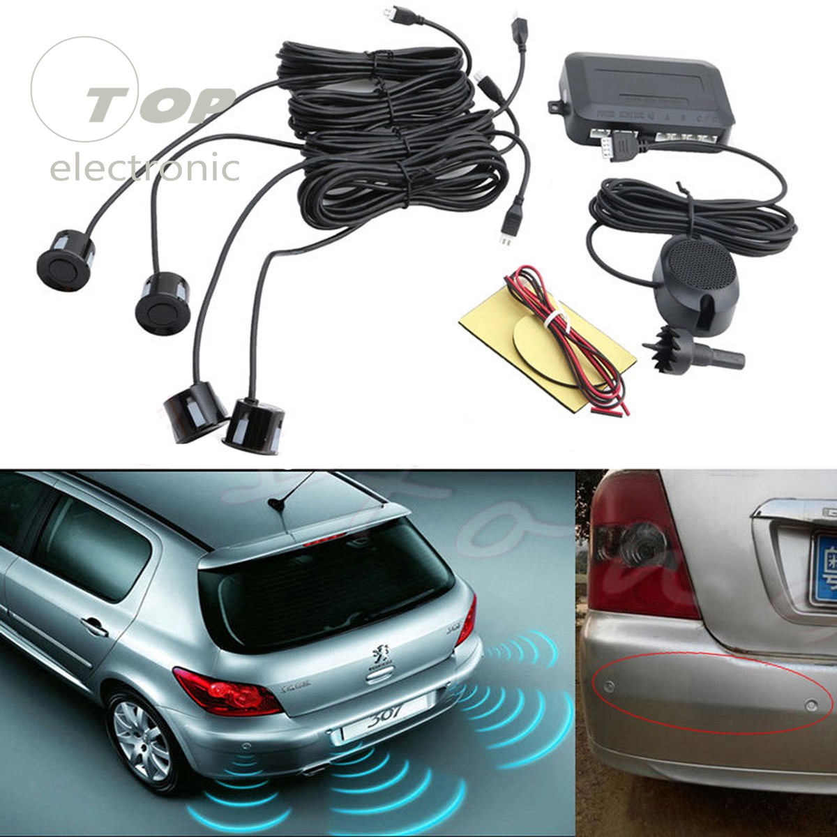 YananAC PDC Parking Lot Sensor 9677782977 For 3008 5008 C3 DS3