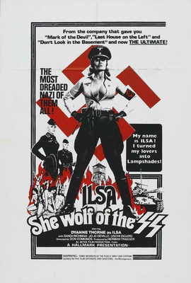 ILSA, SHE WOLF OF THE SS Movie PROMO POSTER  B Dyanne Thorne Gregory Knoph