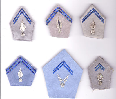 Hardware (Supply/Ordnance) Set of 6 Collar Pads for mle 1952/58 Jacket