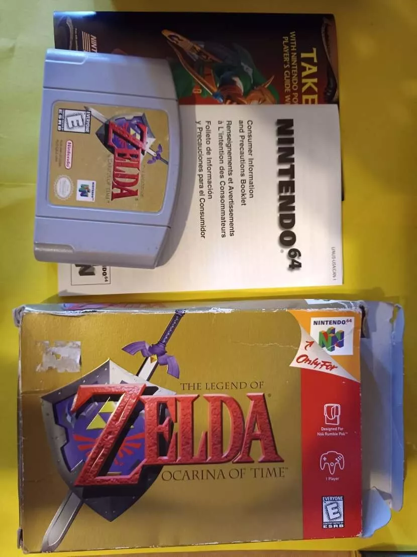 Vintage The Legend of Zelda Ocarina of Time Nintendo 64 Tested Excellent  Very Clean N64 Video Game