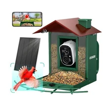 Osoeri Bird Feeder with Camera, Smart Bird Feeder Camera with AI Identify & L...
