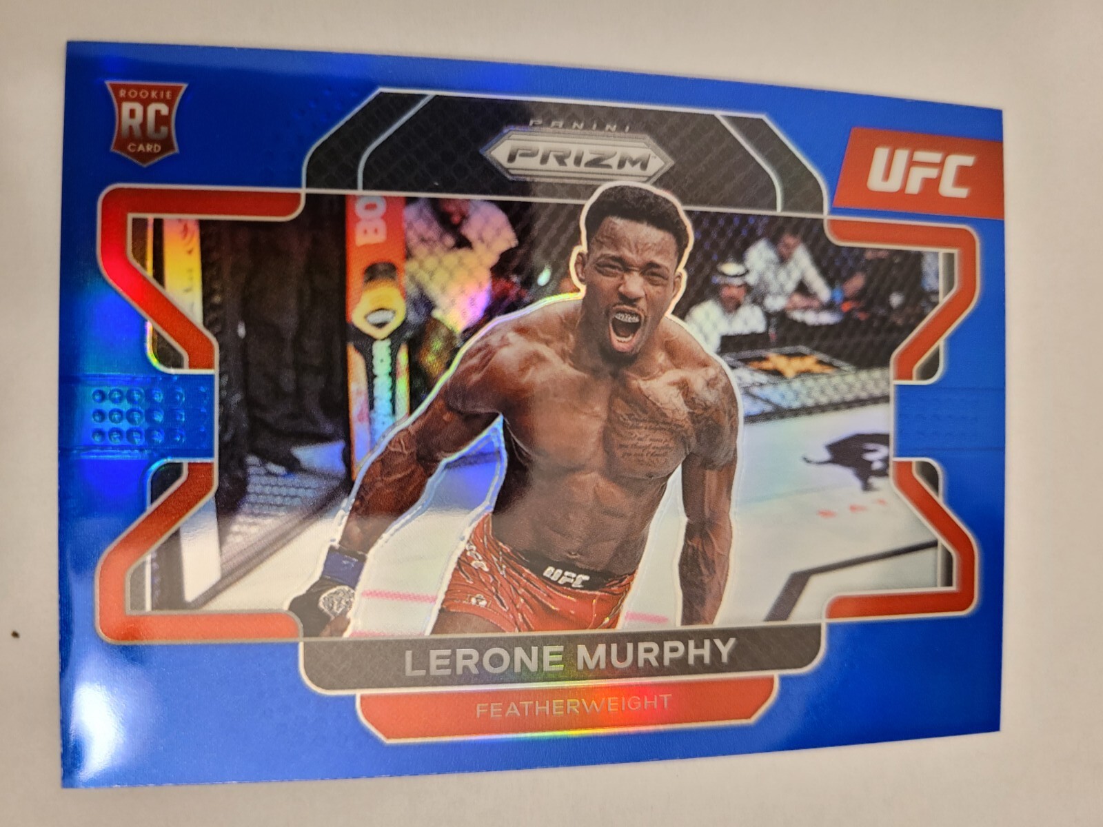 2022 Panini Prizm UFC #6 Lerone Murphy Blue 71/199 Featherweight