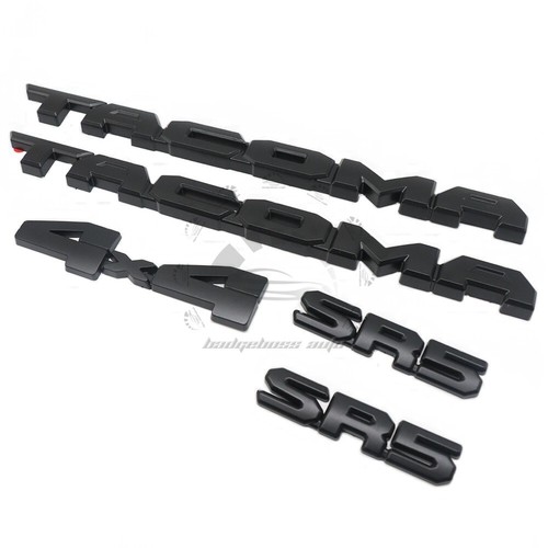 For 2014 - 2022 TOYOTA 4RUNNER SR5 MATTE BLACKOUT EMBLEM OVERLAY - Foto 11