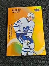 2022-23 Upper Deck UD Allure NICHOLAS ABRUZZESE SF-19 Orange Yellow Color Flow
