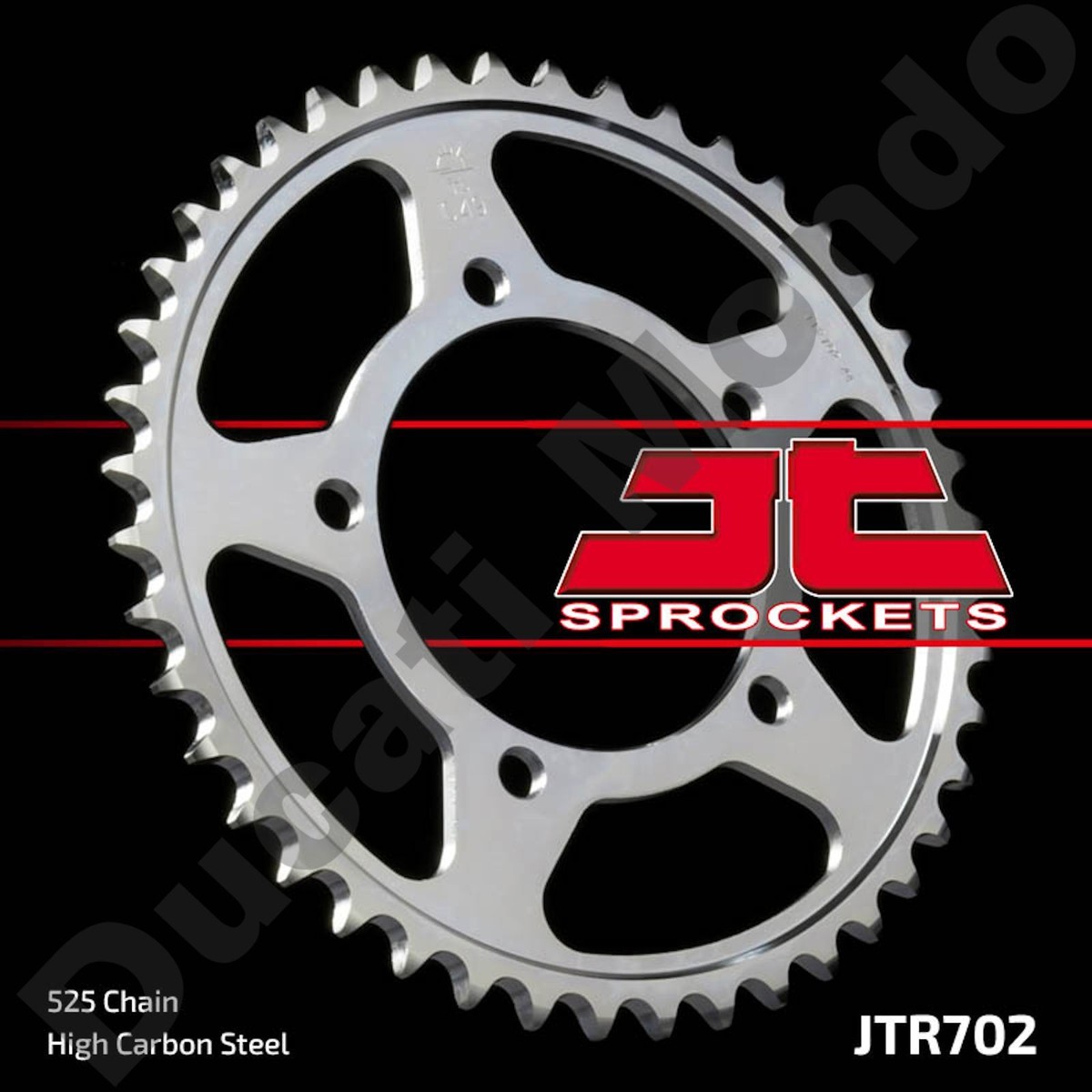 Rear sprocket 43 tooth JT steel Aprilia RSV 1000 RSV4 Tuono V4