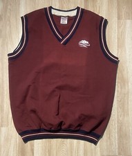 Vintage Pebble Beach of California Mens XL Sweater Vest Golf Attire USA Made