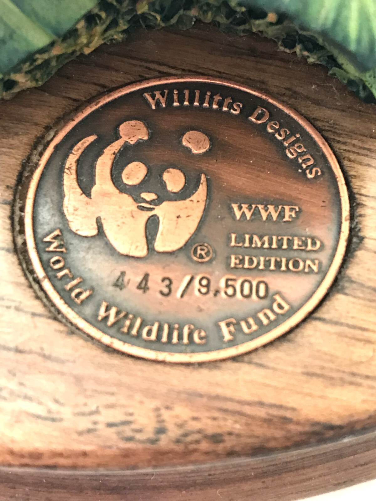 VTG Red-eyed Green Tree Frog Ltd Ed 443/9500 World Wildlife Fund 1992 Willitts