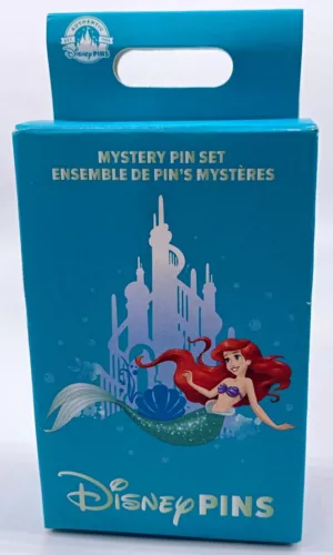Disney Ariel Little Mermaid Mystery Pin Set Box (2 Pins) - Sealed