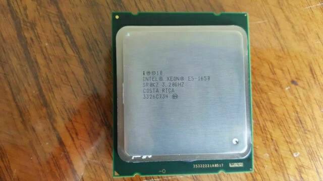 Intel Xeon E5-1650 3.20 GHz 6 Cores 12 Threads SR0KZ LGA2011 CPU Processor - Image 3 of 3
