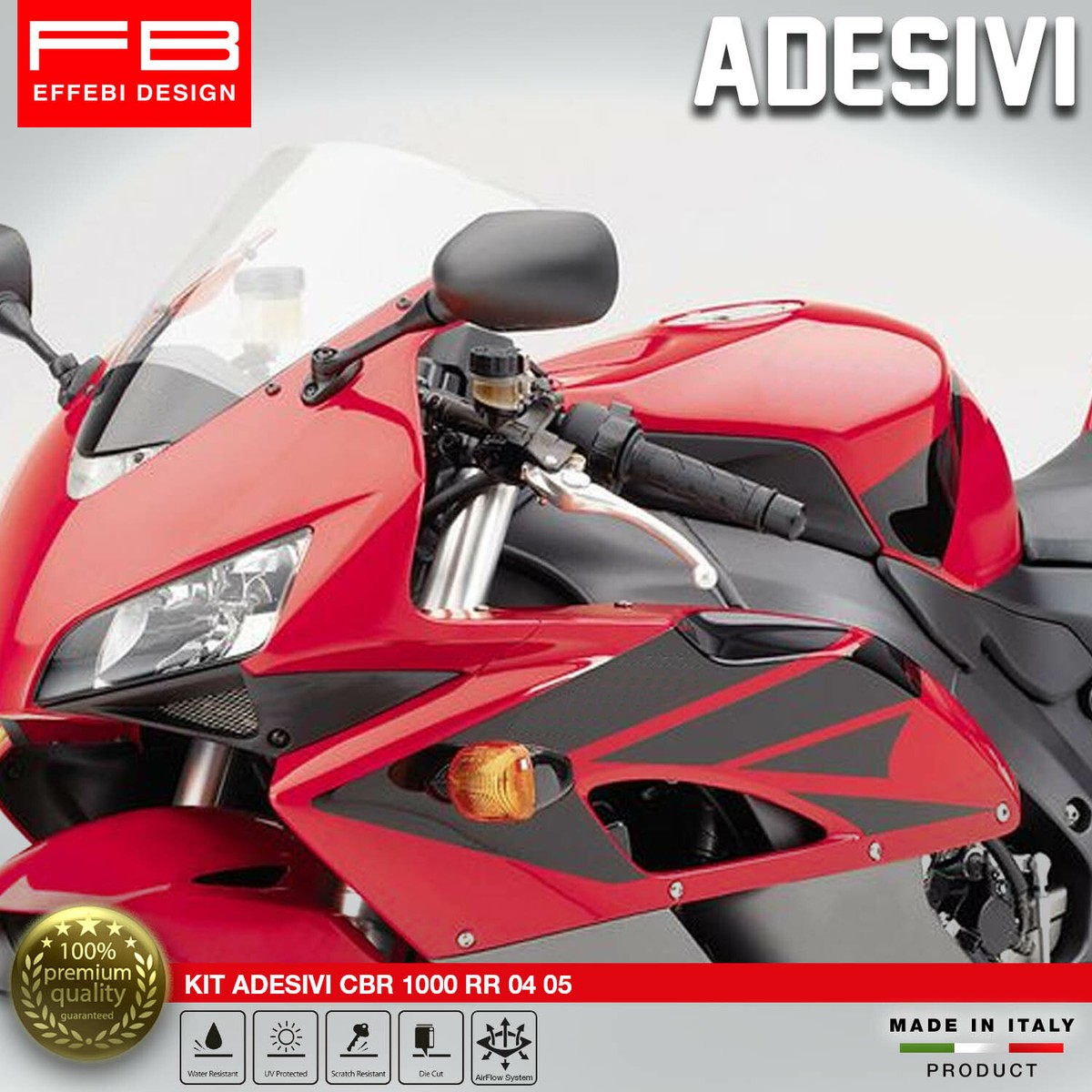 Adesivi Stickers Kit compatibile con HONDA CBR 1000RR 2004 2005 HRC alta  qualità
