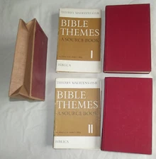 BIBLE THEMES Thierry Maertens Benedictine Biblica 1964 2 Vol Set w/DJs & Slip