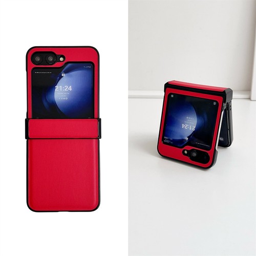 Fashion PU Leather Phone Protective Case Cover For Samsung Galaxy Z Flip 3 4 5 6 - Picture 13 of 34