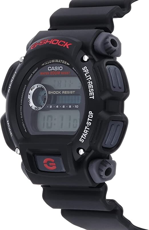 CASIO G-SHOCK DIGITAL MENS WATCH DW-9052-1V DW9052-1VDR DW-9052 2 YEAR ...