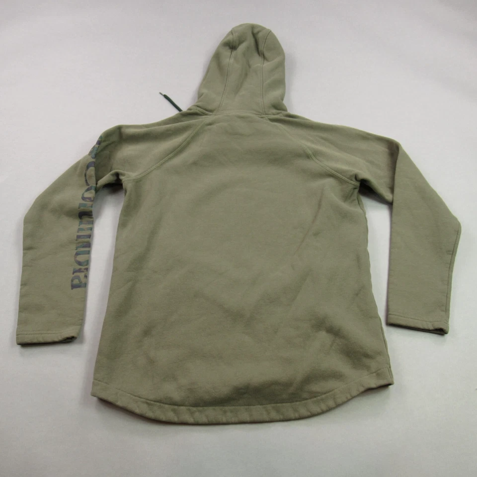 Columbia Sudadera con Capucha Mujer Pequeña Manga Larga Ropa Activa Con Capucha Verde Foto 4 de 4