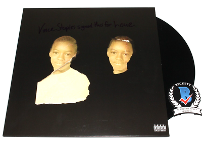 VINCE STAPLES SIGNED RAMONA PARK BROKE MY HEART ALBUM VINYL RECORD