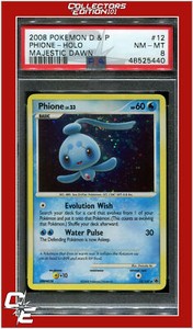 Majestic Dawn 12 Phione Holo PSA 8