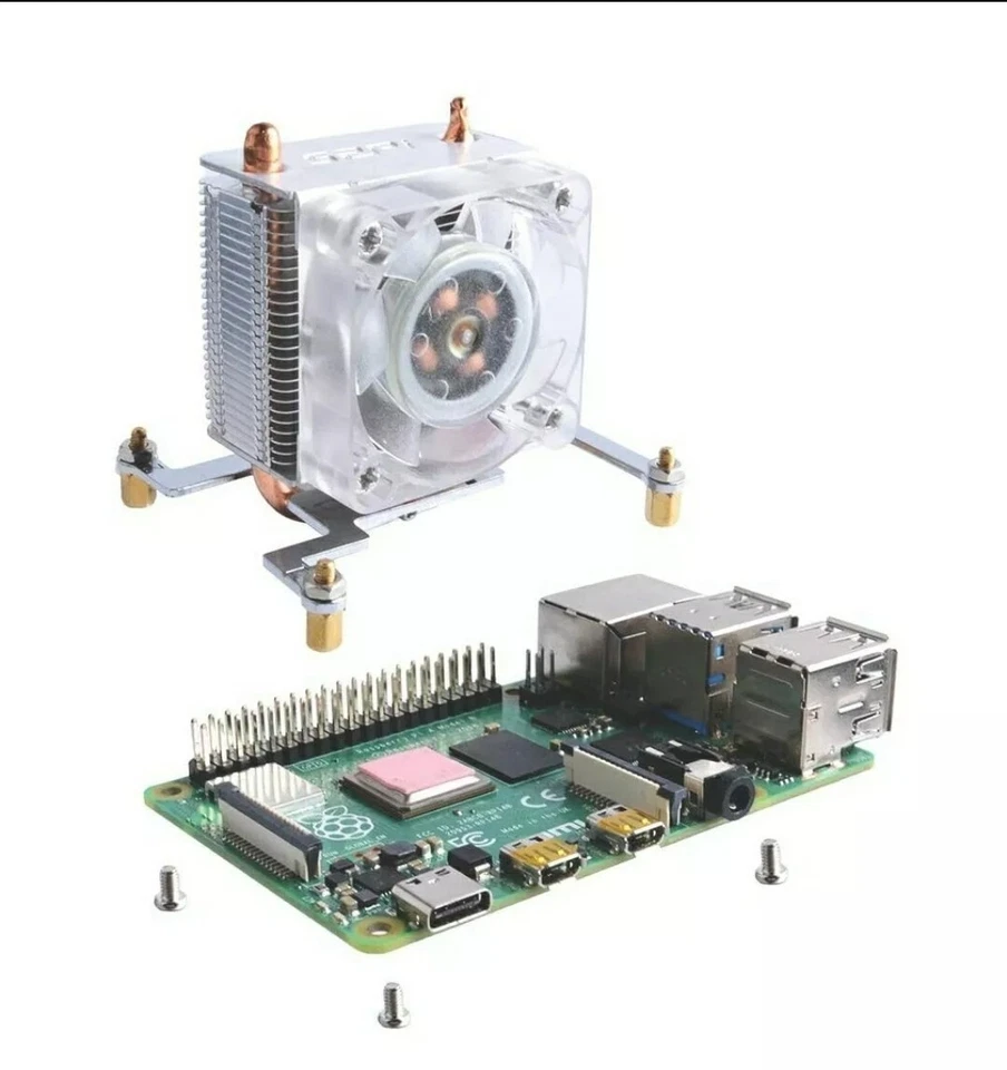 GeeekPi Raspberry Pi Cooling Fan, Raspberry Pi ICE Tower Cooler, RGB Cooling Fan - Image 3 of 4