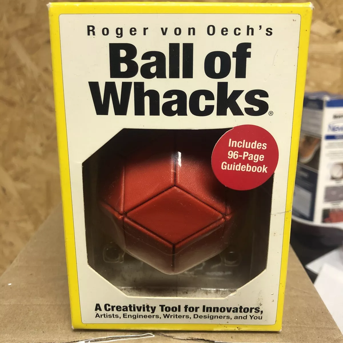 Roger Von Oech s Ball of Whacks 30 Magnetic Design Blocks Creativity Tool NEW