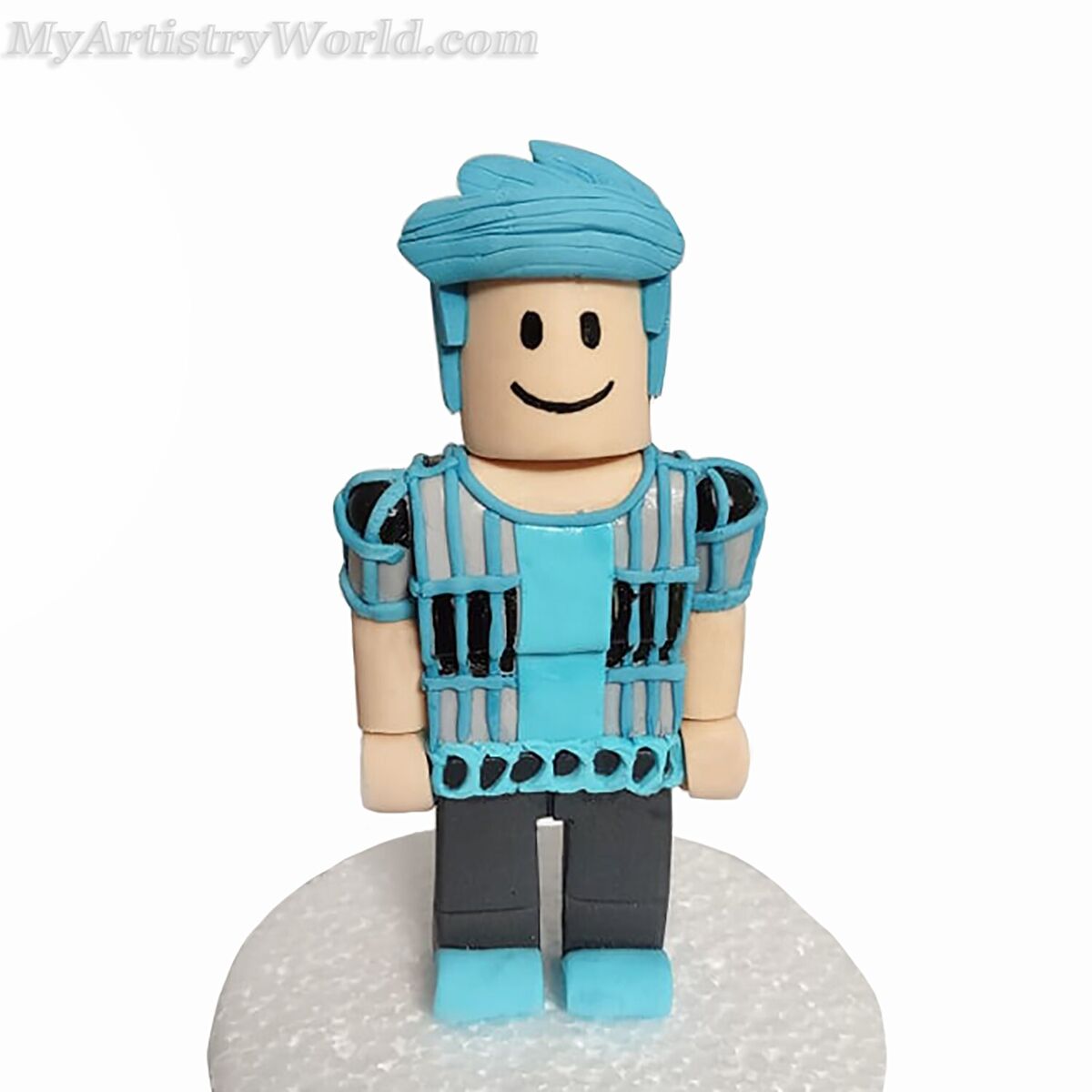 Legends of Roblox Soldier Skin Edible Cake Topper Image ABPID15155