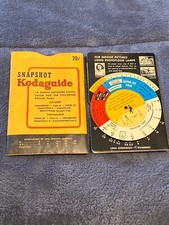 Vintage Kodak Snapshot Kodaguide Exposure Calculator with Envelope   
