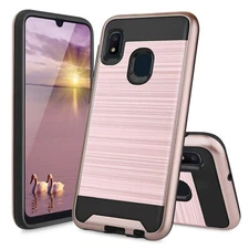 For Samsung Galaxy A10e Phone Case Shockproof Slim Brushed Armor Rubber Cover