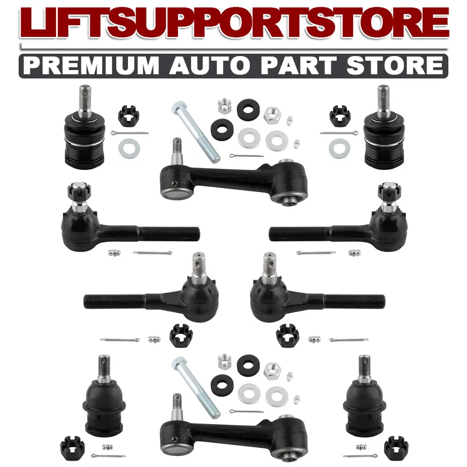 Brazo de rueda loca superior inferior para Dodge Ram 1500 Van 2001-2003 10 piezas Foto 2 de 4